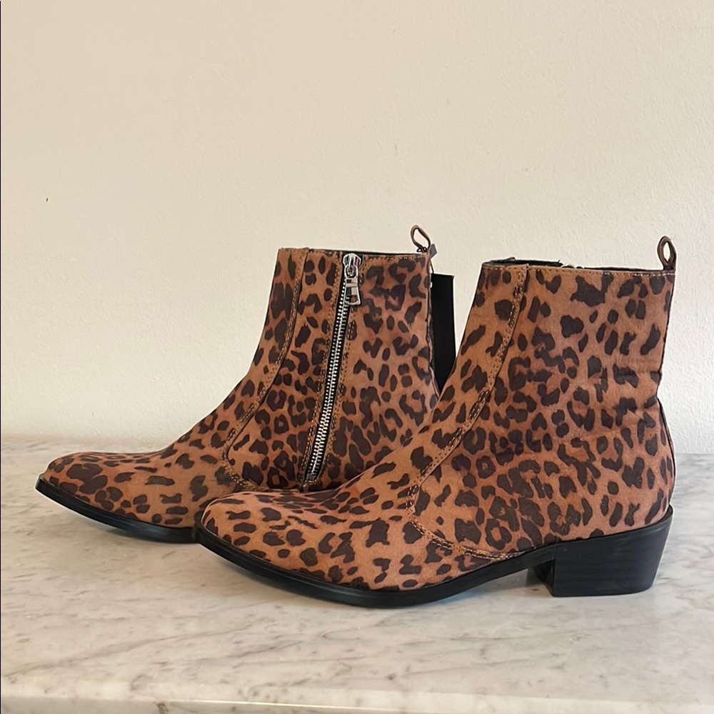 Straight To Hell Vegan Richards Leopard Boot NWT Men’s Sz 9 - Picture 3 of 12